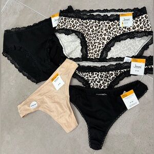 Bundle of 5 underwear panty/thong Sz S